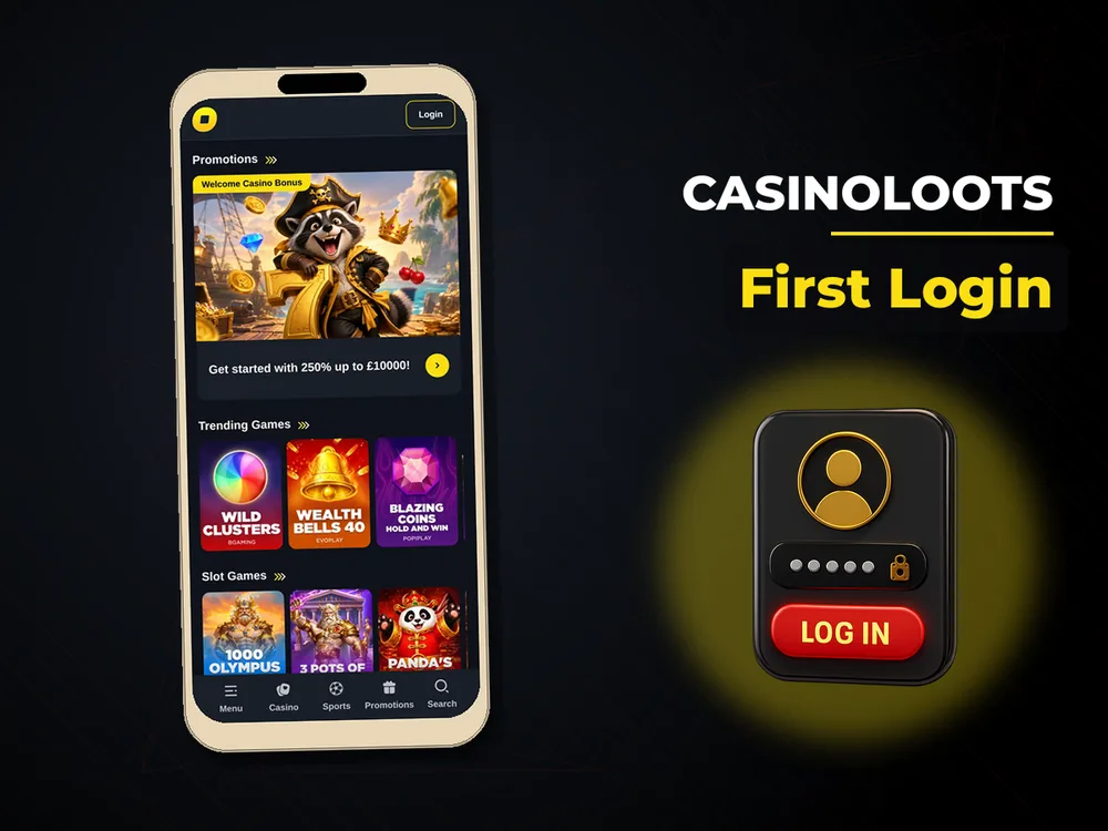 Casinoloots - First Login