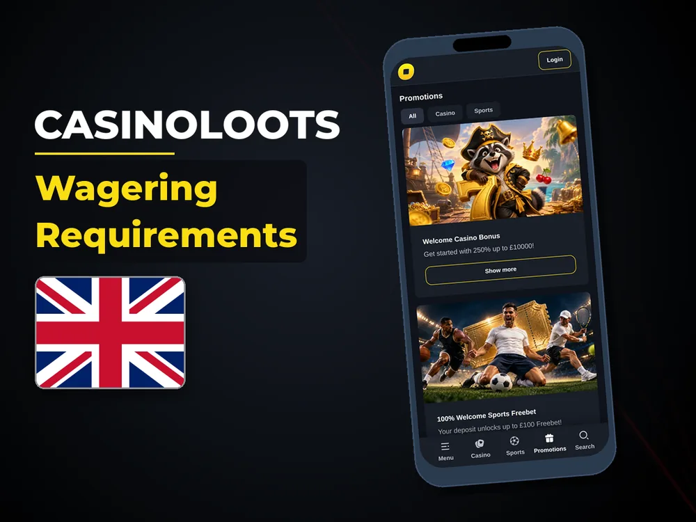 Casinoloots - Wagering Requirements