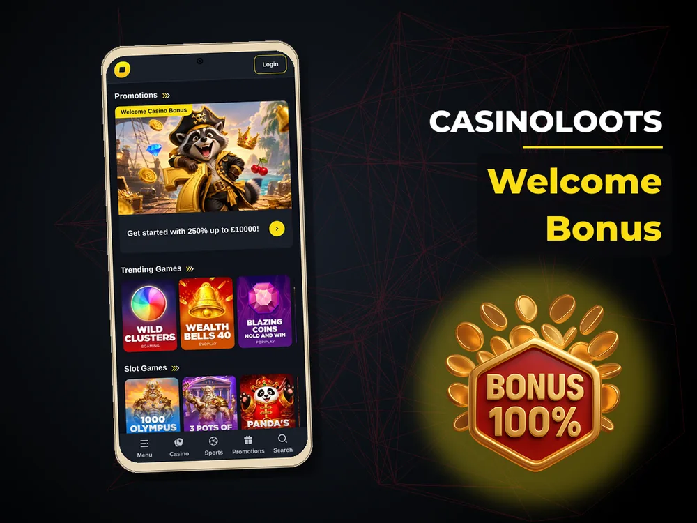 Casinoloots - Welcome Bonus